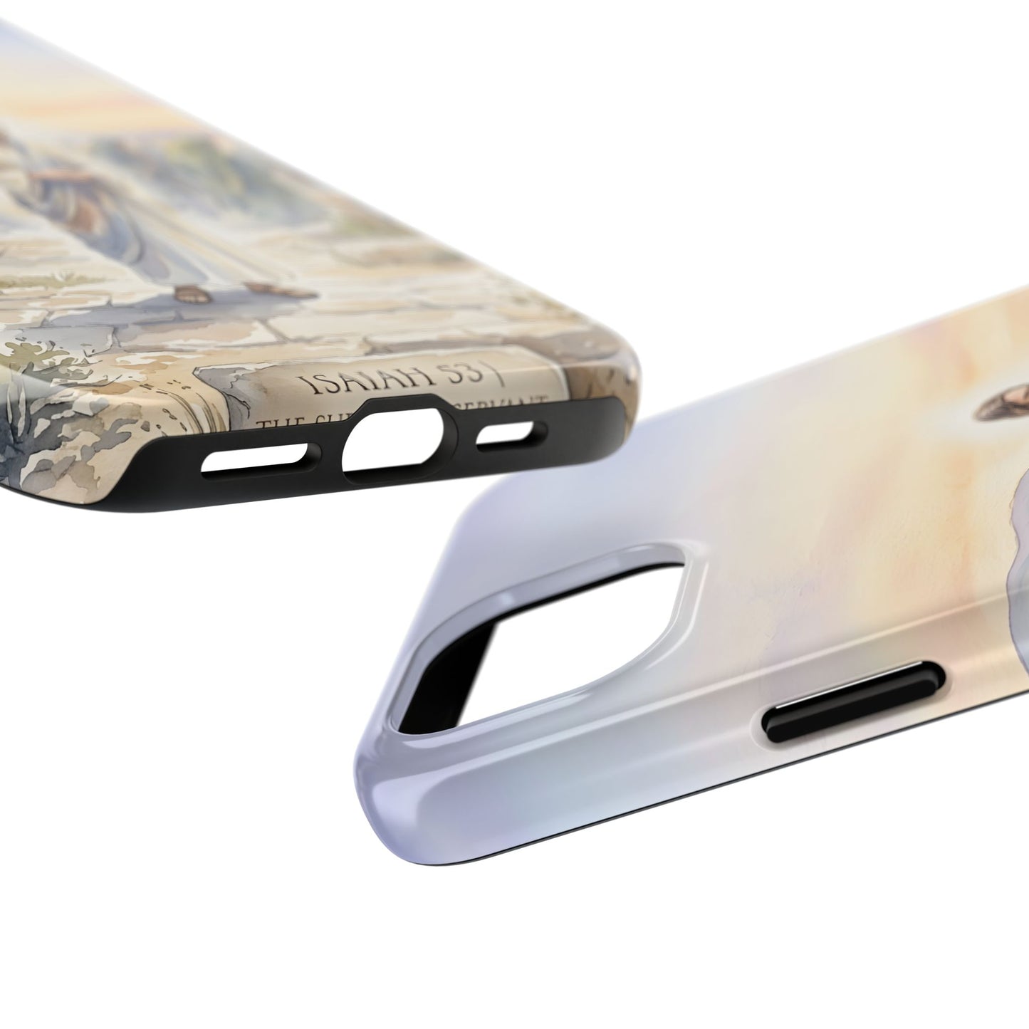 Isaiah prophesying the suffering servant - Phone Case