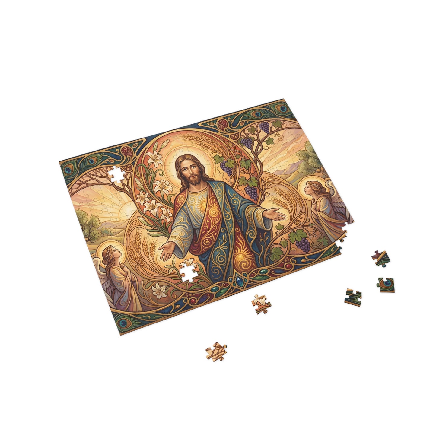 “New Mercies Every Morning - Golden Dawn of Hope” - Jigsaw Puzzle