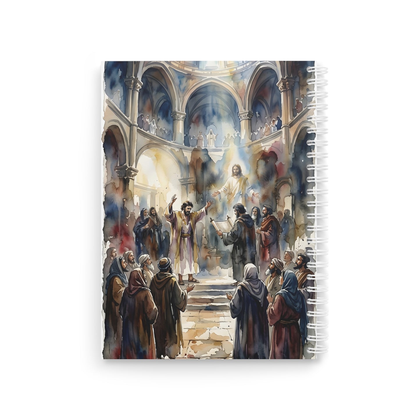 “Hearts Unveiled - Josiah's Repentance” - Spiral Notebook
