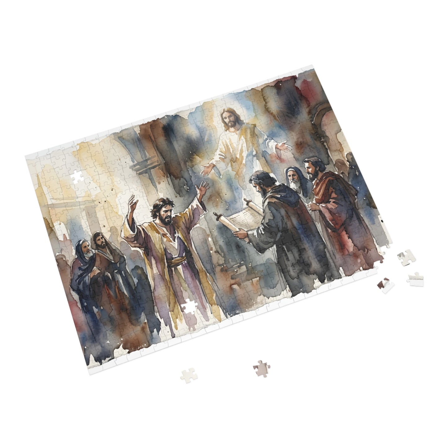 “Hearts Unveiled - Josiah's Repentance” - Jigsaw Puzzle