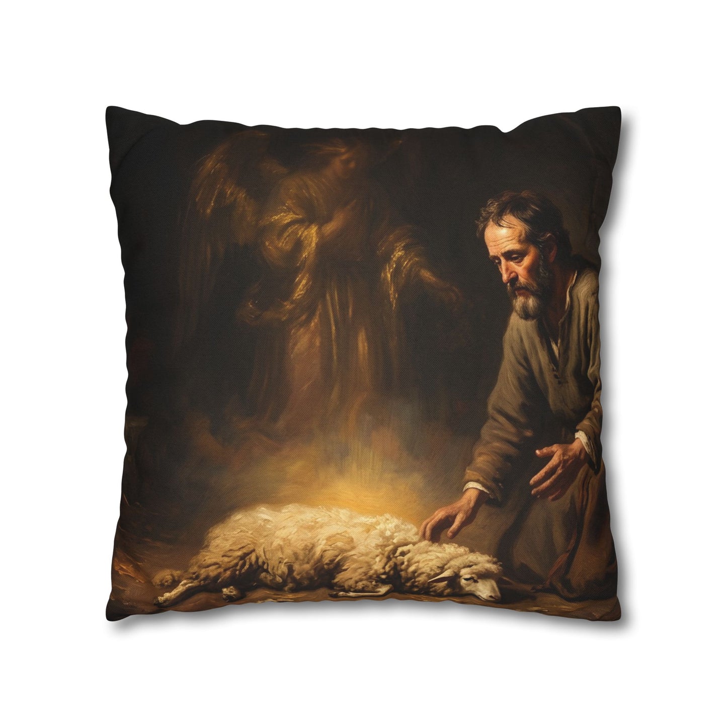 “Gideon's Fleece - Seeking Confirmation from God” - Pillowcase