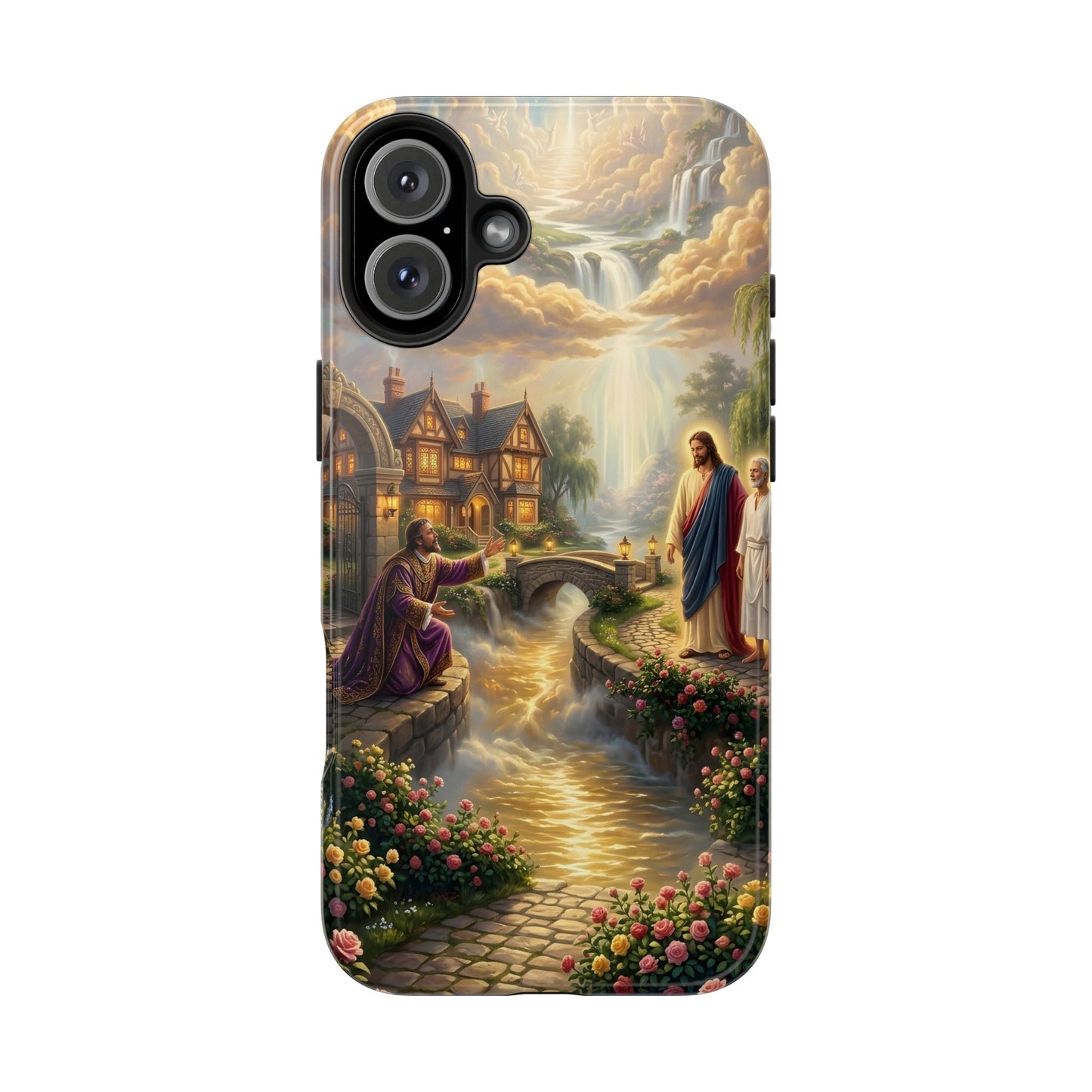 “The Great Reversal - Lazarus at the Rich Man’s Gate” - Phone Case