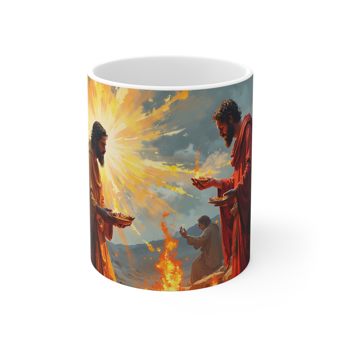 “Righteous Offering - Cain and Abel's Sacrifices” - Coffee Mug