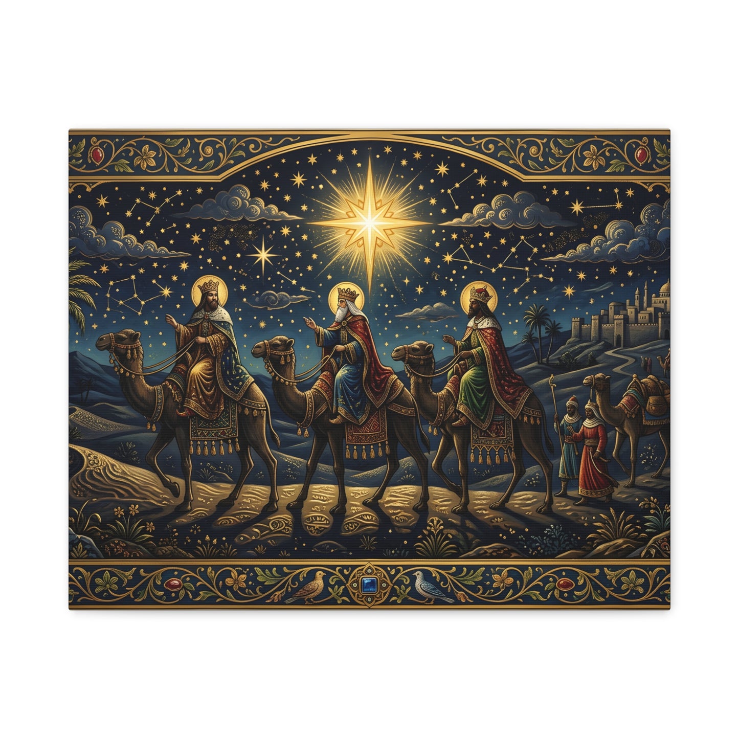 “Star of Wonder - Journey of the Magi” - Canvas Art