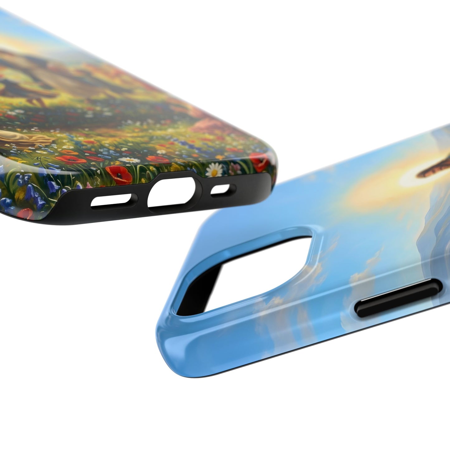“Joy Overflowing - Children Dancing in the Meadow” - Phone Case