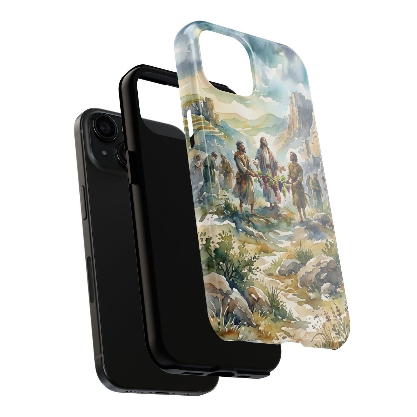 “Promised Land - The Spies Return from Canaan” - Phone Case