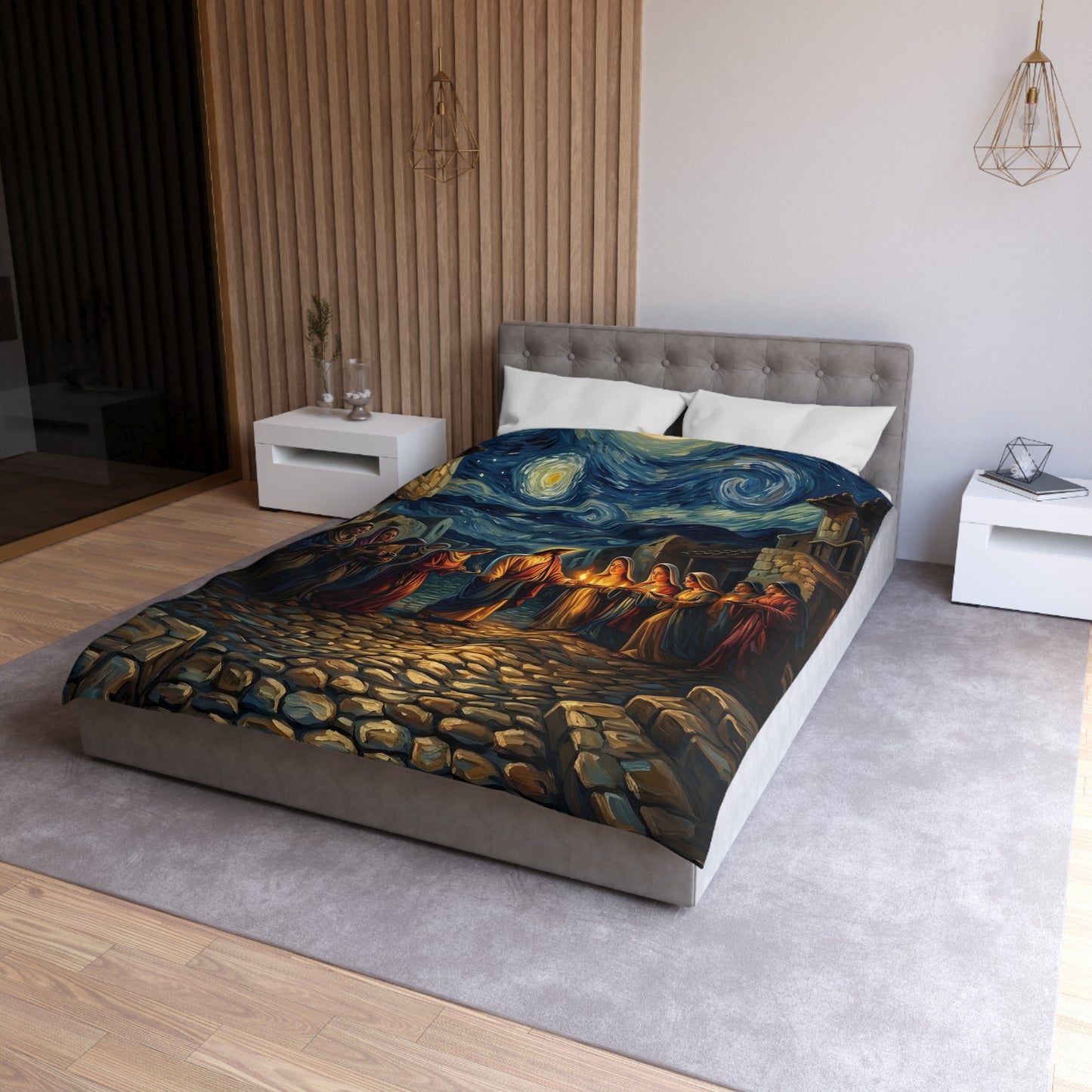 “Be Ready - Ten Virgins in Midnight Darkness” - Duvet Cover