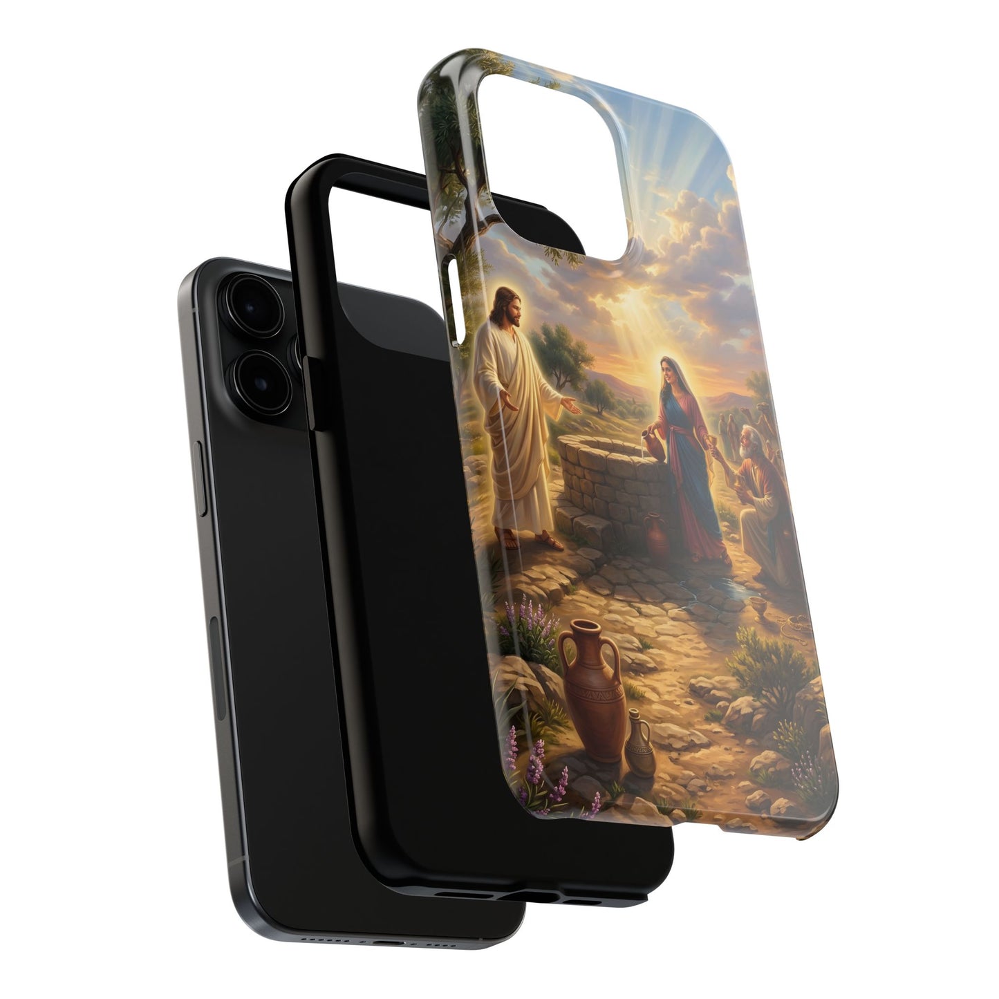 “Providence Unveiled - Rebekah at the Well” - Phone Case