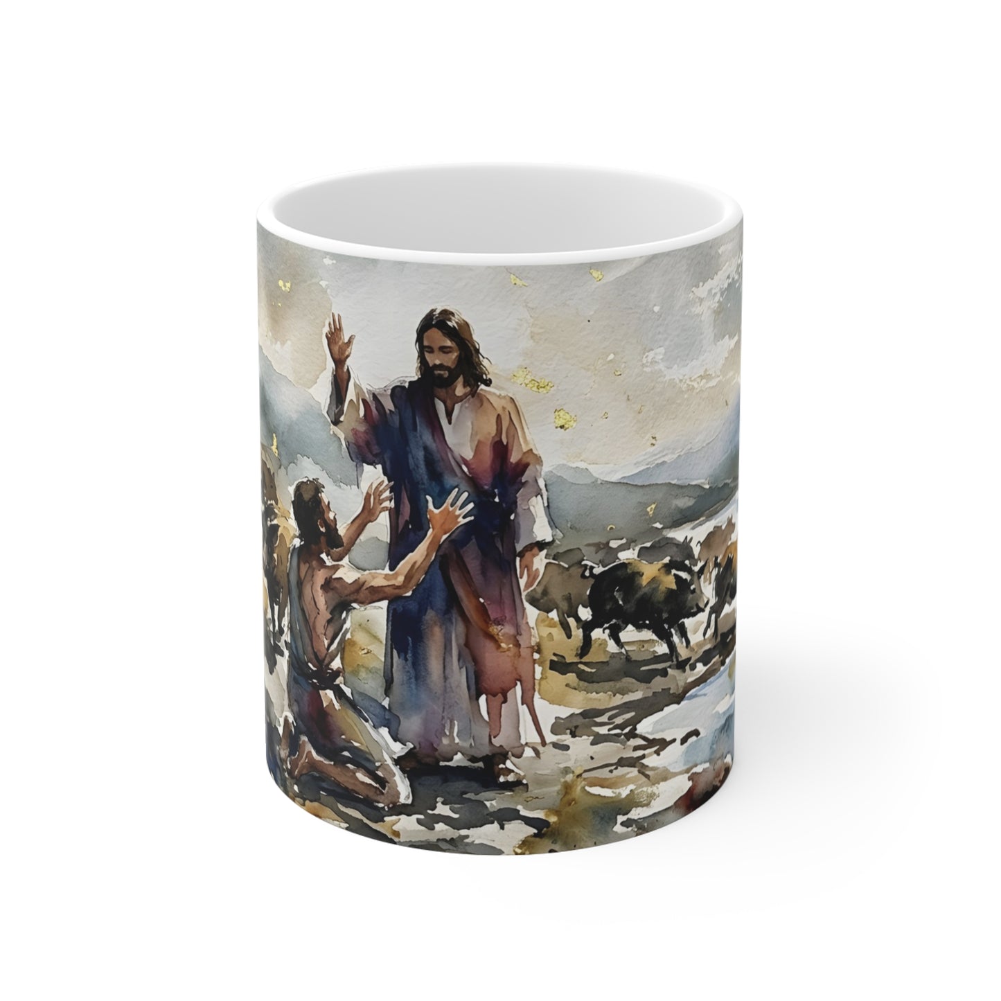 “Unchained - Jesus and the Demoniac” - Coffee Mug