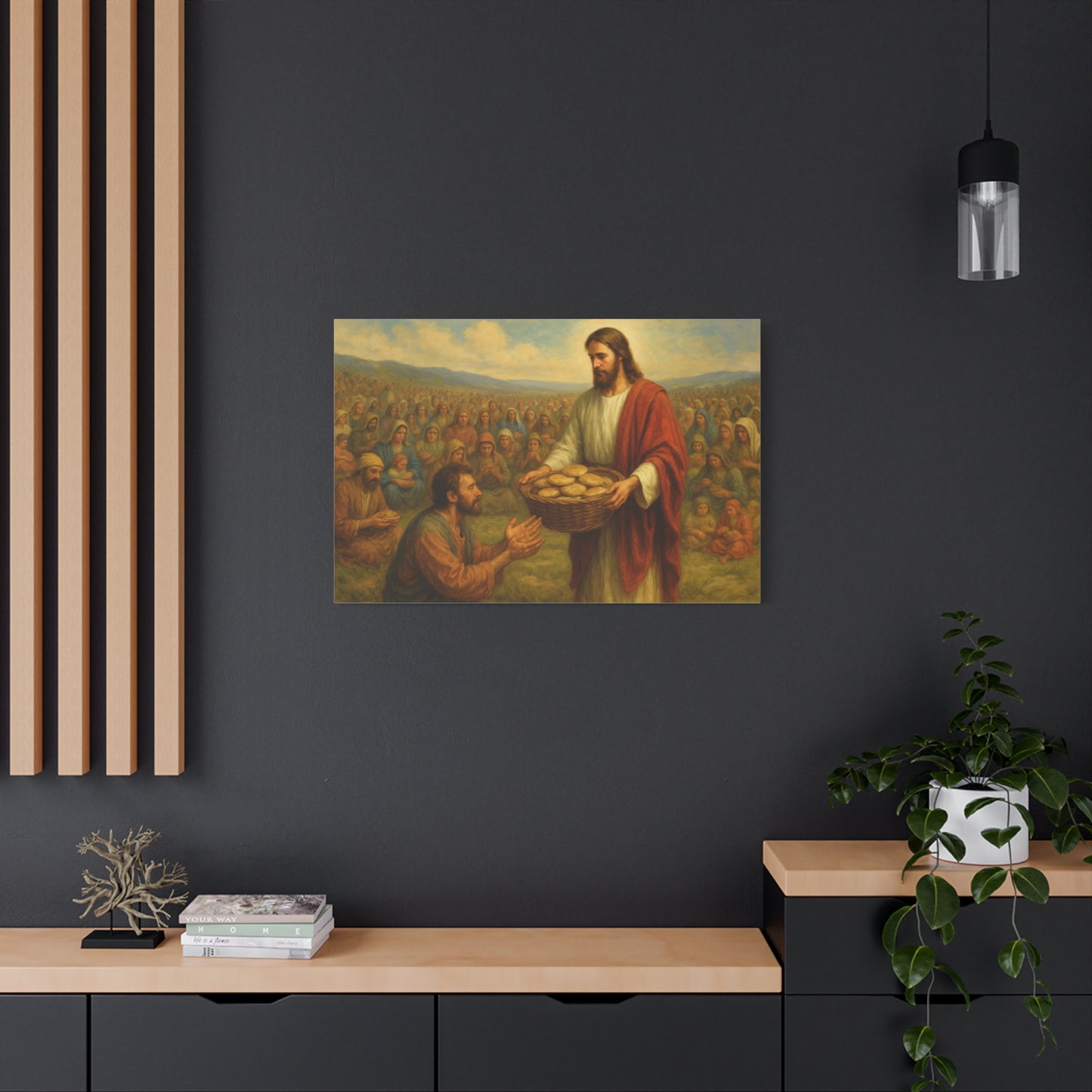“Jesus Feeds the 4,000 – Matthew 15:32–39” - Canvas Art