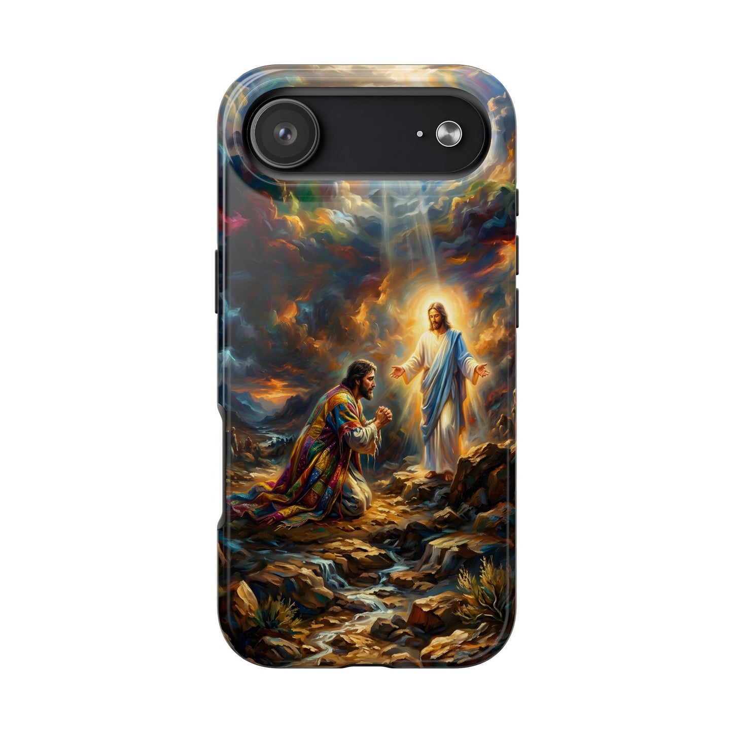 “Coat of Many Colors - Joseph's Enduring Faith” - Phone Case