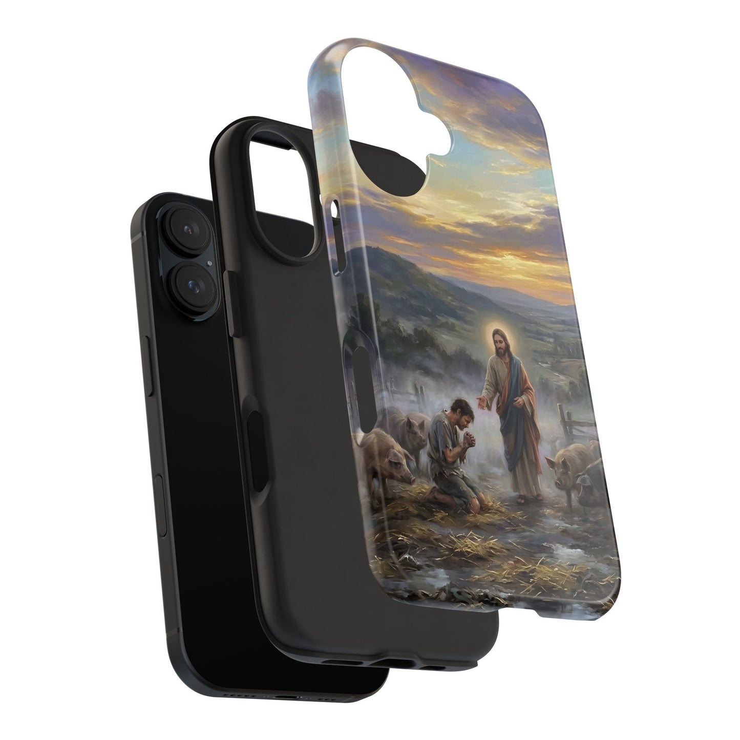 “Turning Point - The Prodigal Son's Repentance” - Phone Case