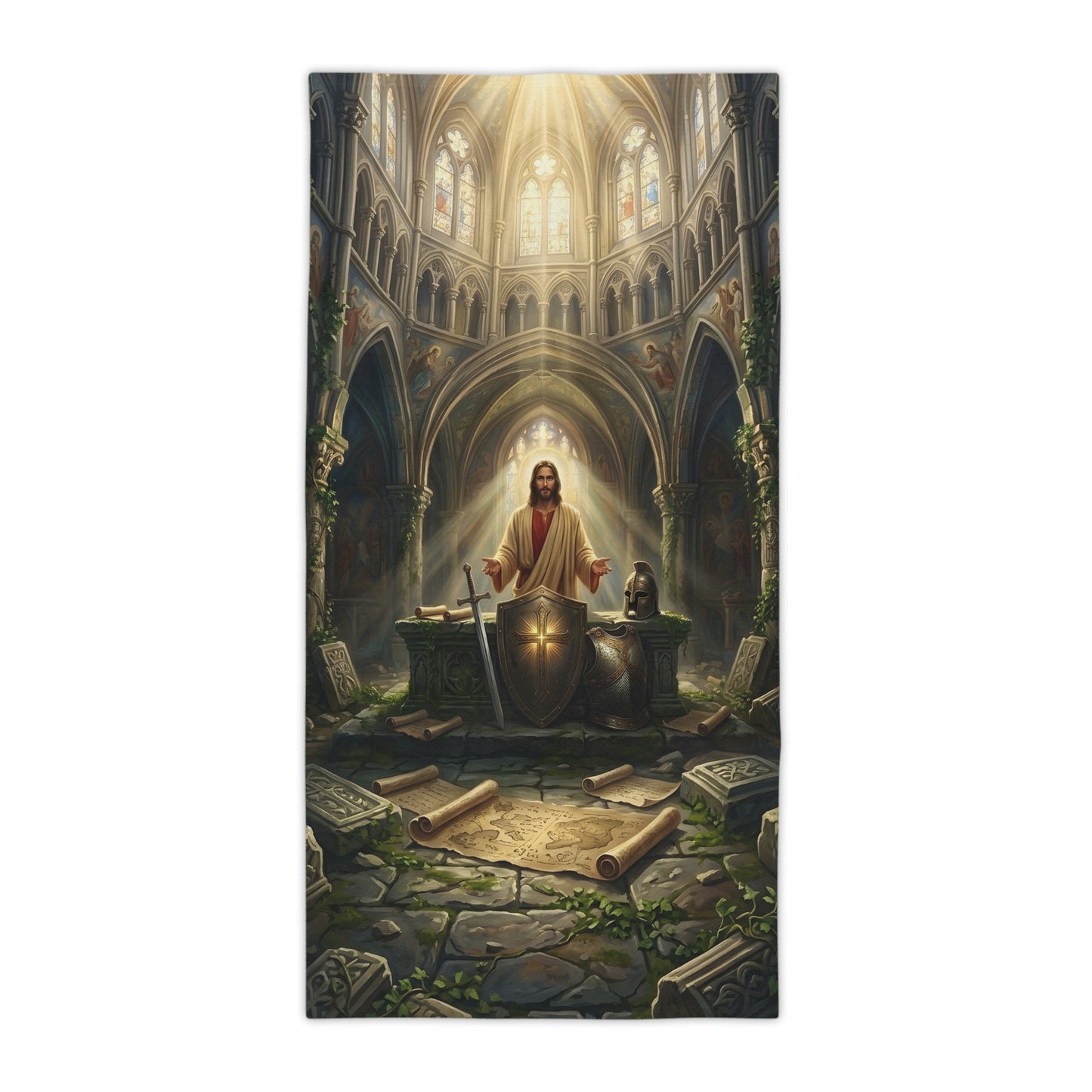“Stand Firm - The Armor of God” - Beach Towel