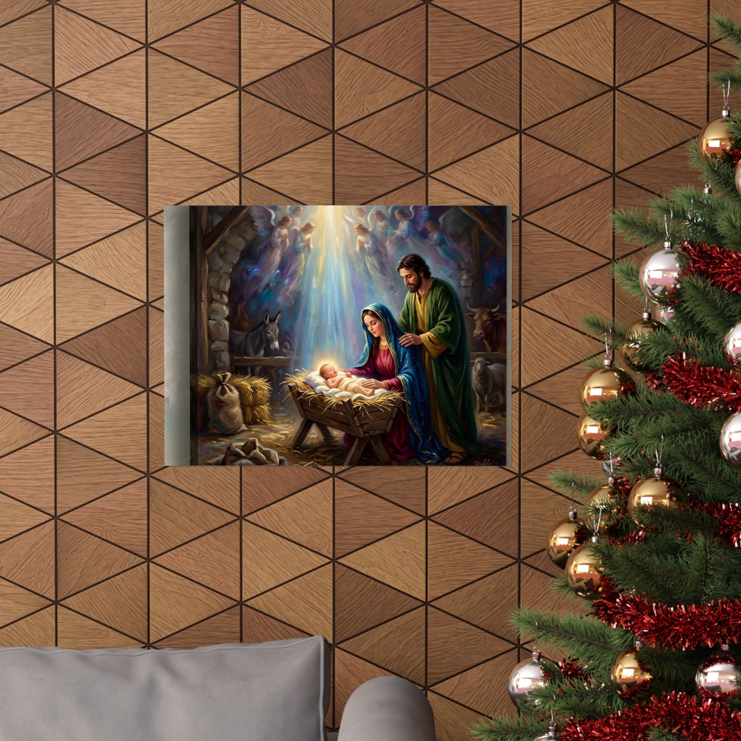 “Prince of Peace - Holy Family in Bethlehem” - Poster