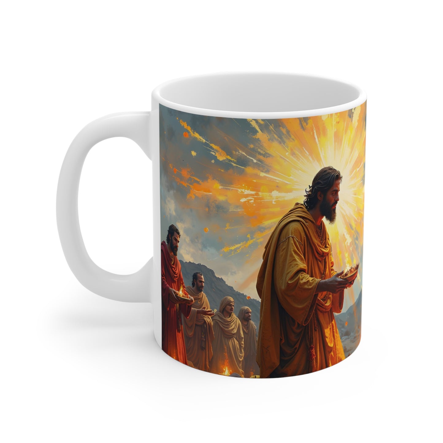 “Righteous Offering - Cain and Abel's Sacrifices” - Coffee Mug