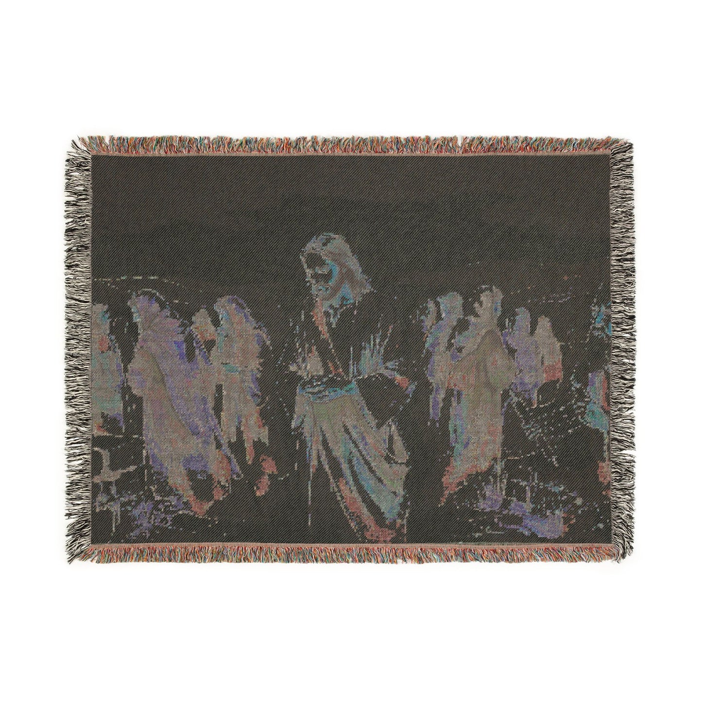 Isaiah prophesying the suffering servant - Woven Blanket