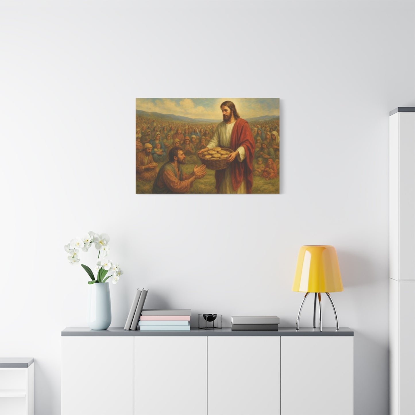 “Jesus Feeds the 4,000 – Matthew 15:32–39” - Canvas Art