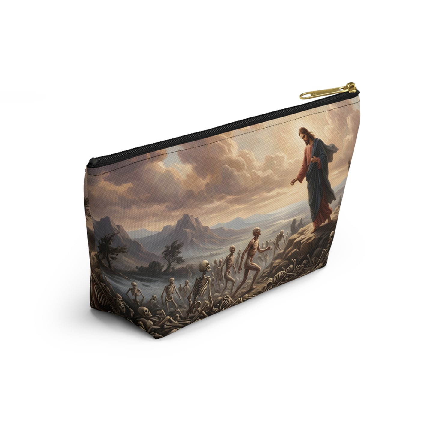 “Valley of Dry Bones - Ezekiel 37 Resurrection” - Accessory Pouch