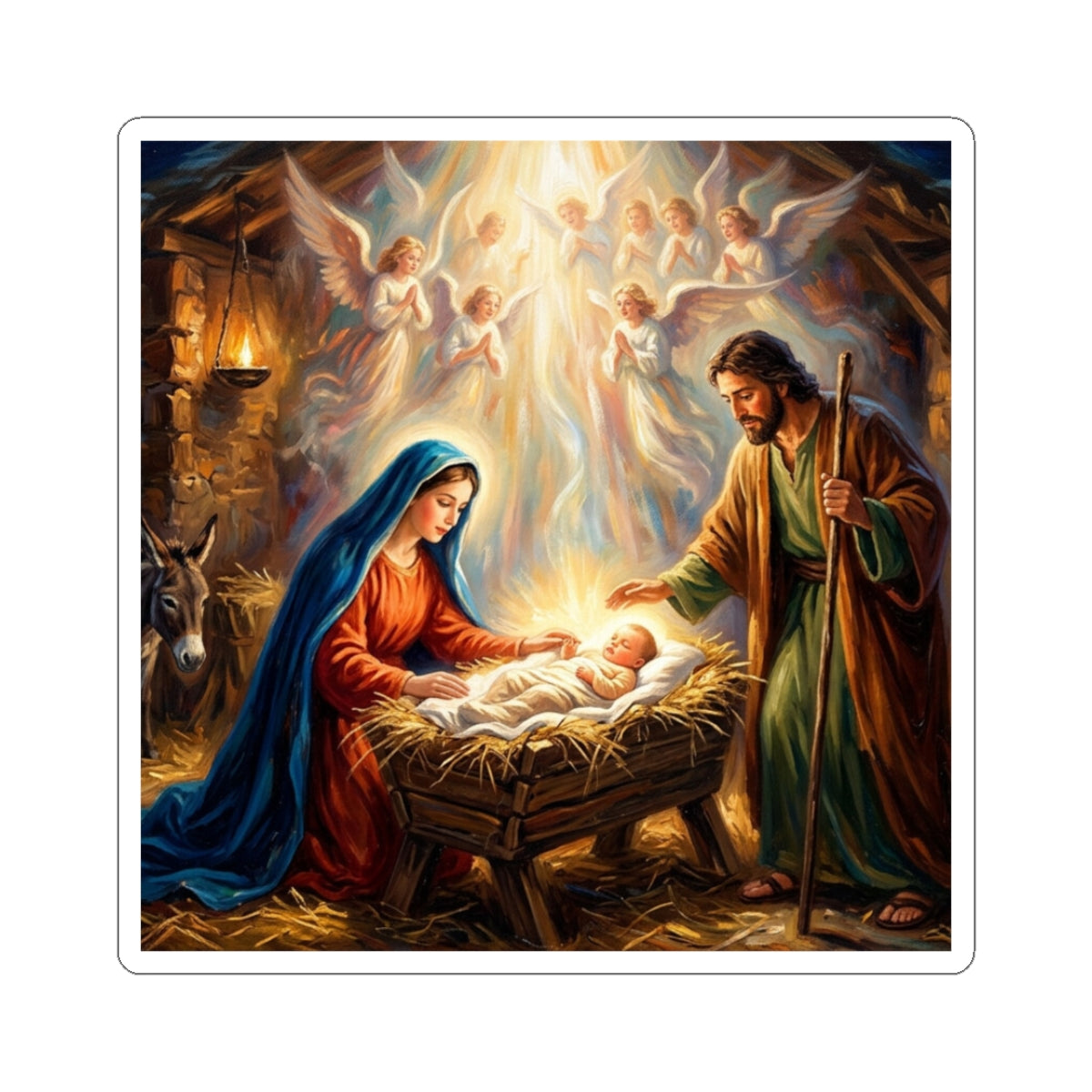 “Glory to God - The Nativity at Bethlehem” - Sticker