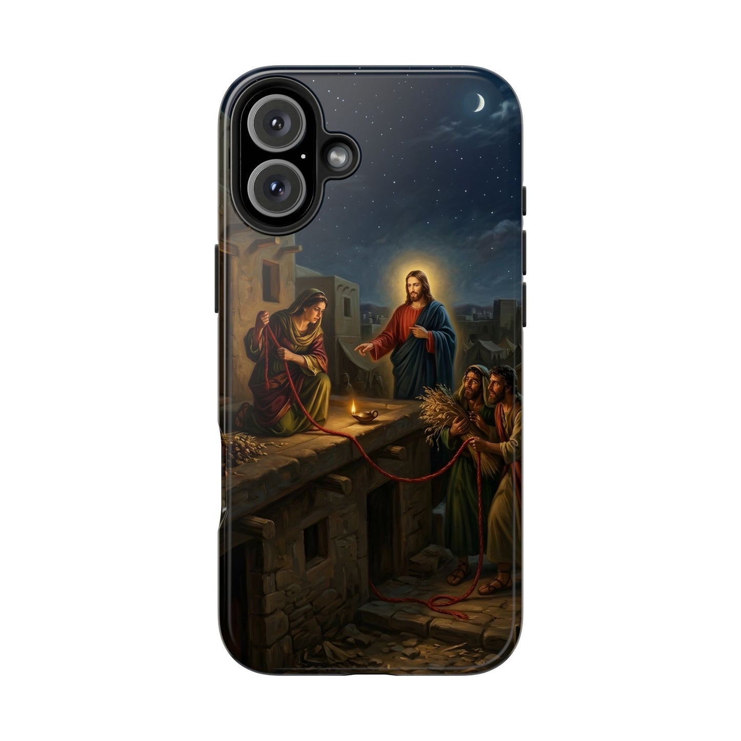 “Scarlet Cord - Rahab and the Spies” - Phone Case