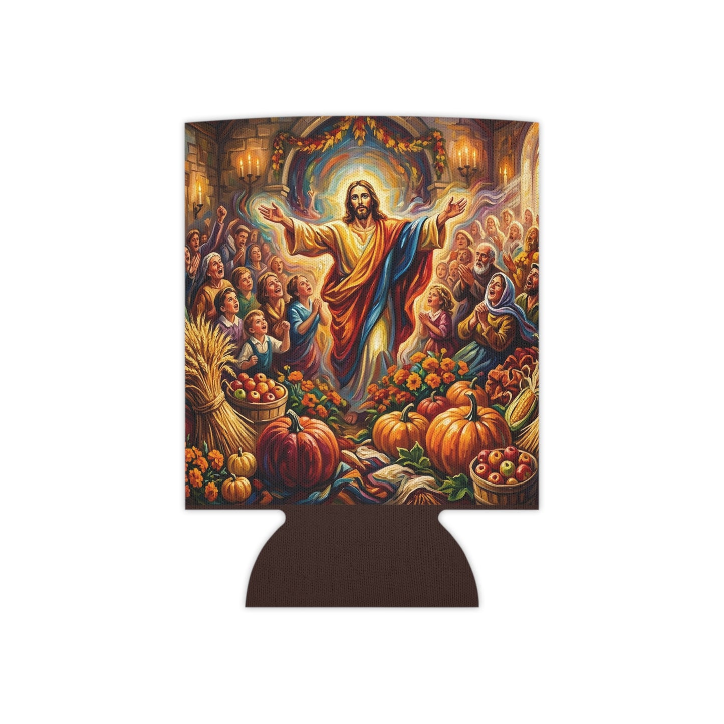 “Bountiful Blessings - A Harvest of Thanksgiving” - Can Cooler