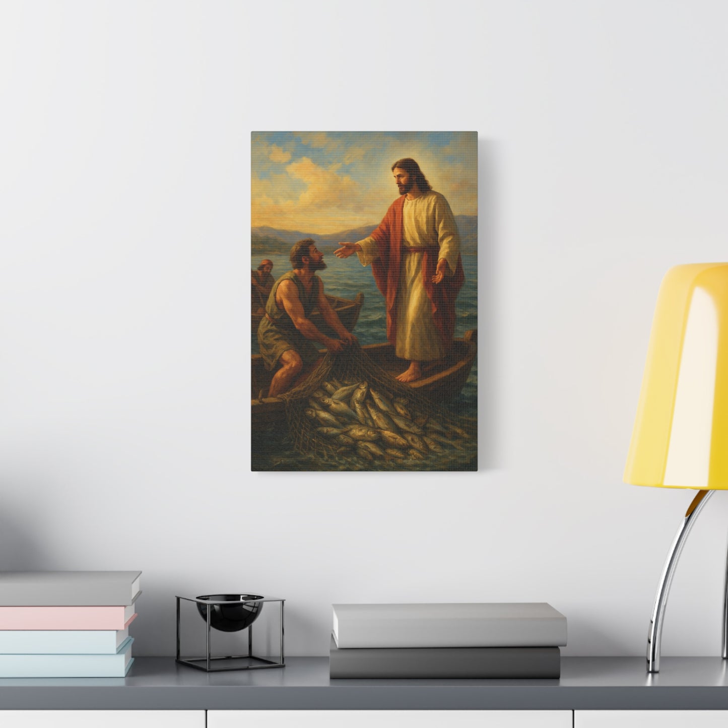 “The Miraculous Catch – Calling of the First Disciples” - Canvas Art