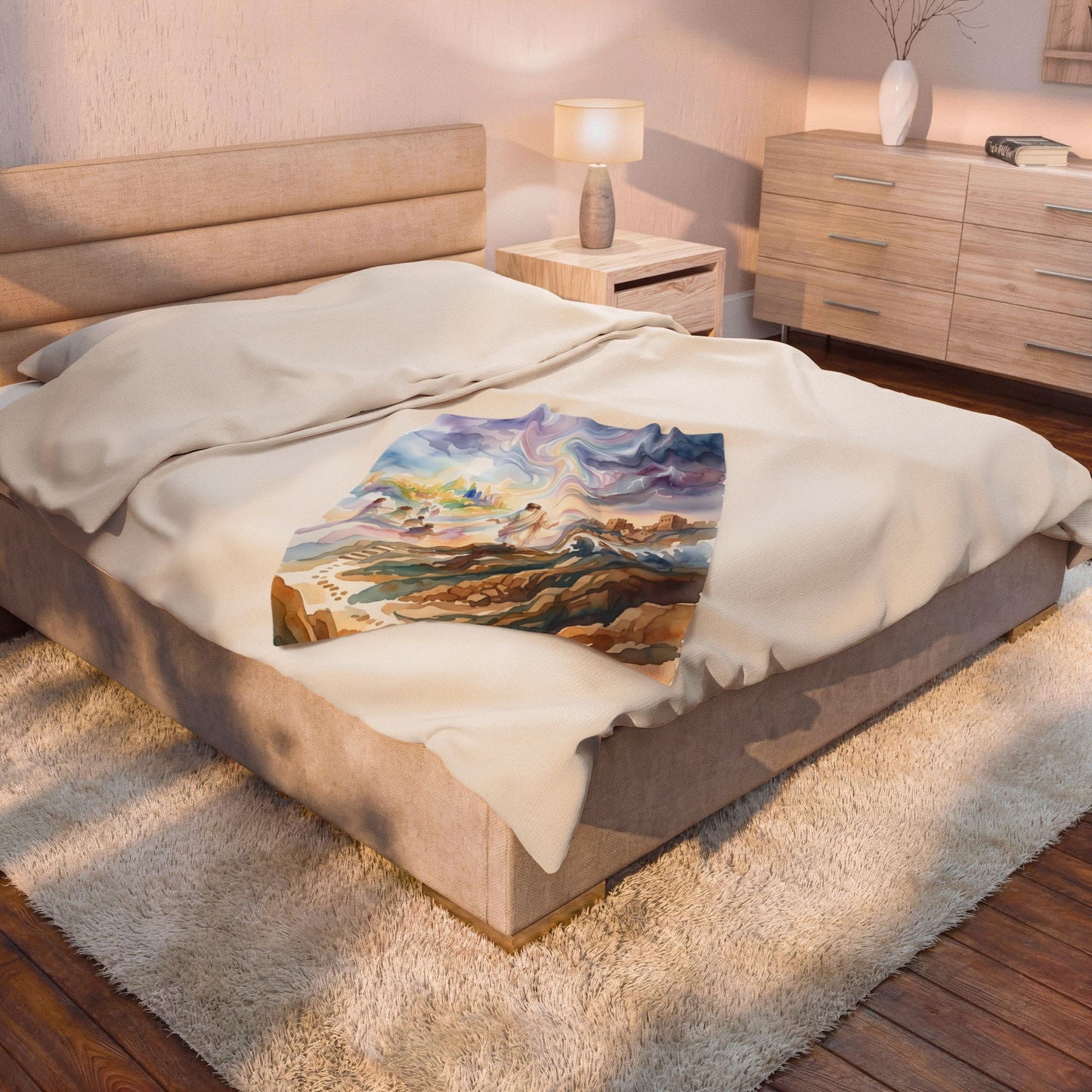“Pride's Downfall - Obadiah's Prophecy” - Plush Blanket