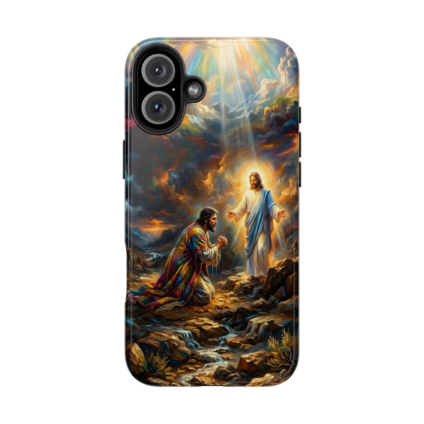 “Coat of Many Colors - Joseph's Enduring Faith” - Phone Case