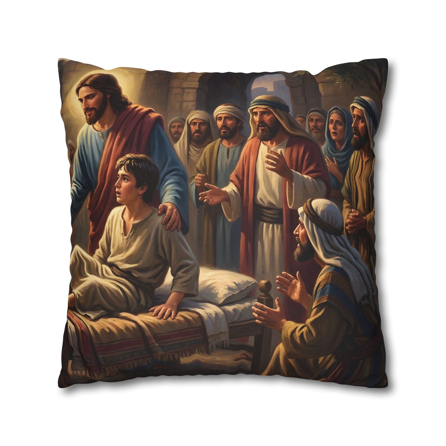 “Arise, Young Man - Resurrection at Nain” - Pillowcase