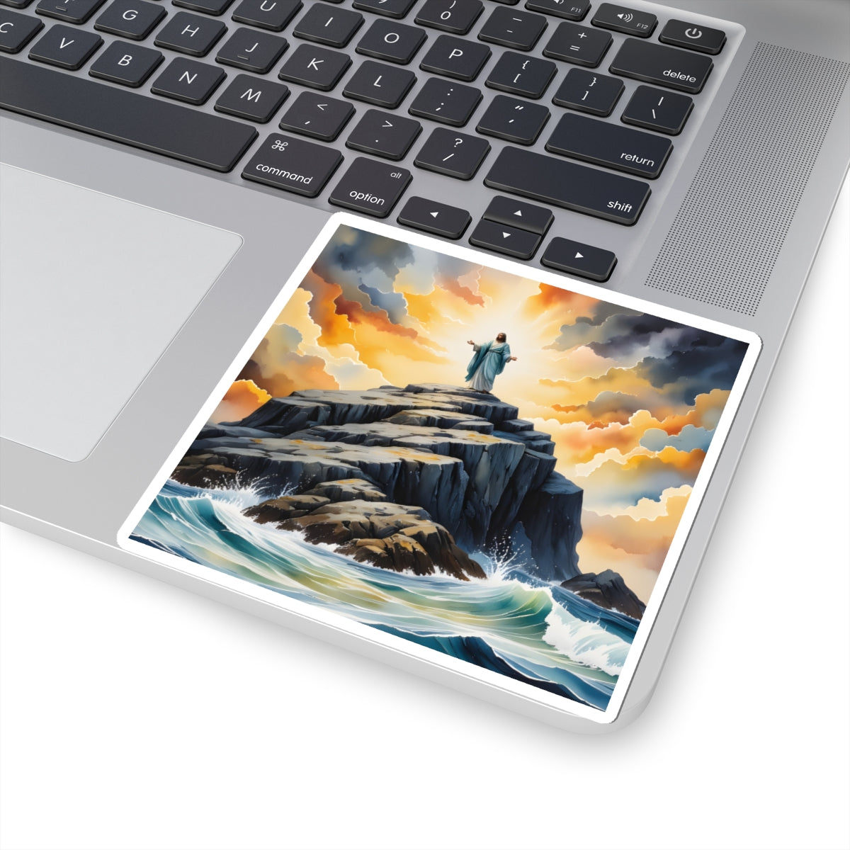“My Refuge and Strength - Rock in the Storm” - Sticker
