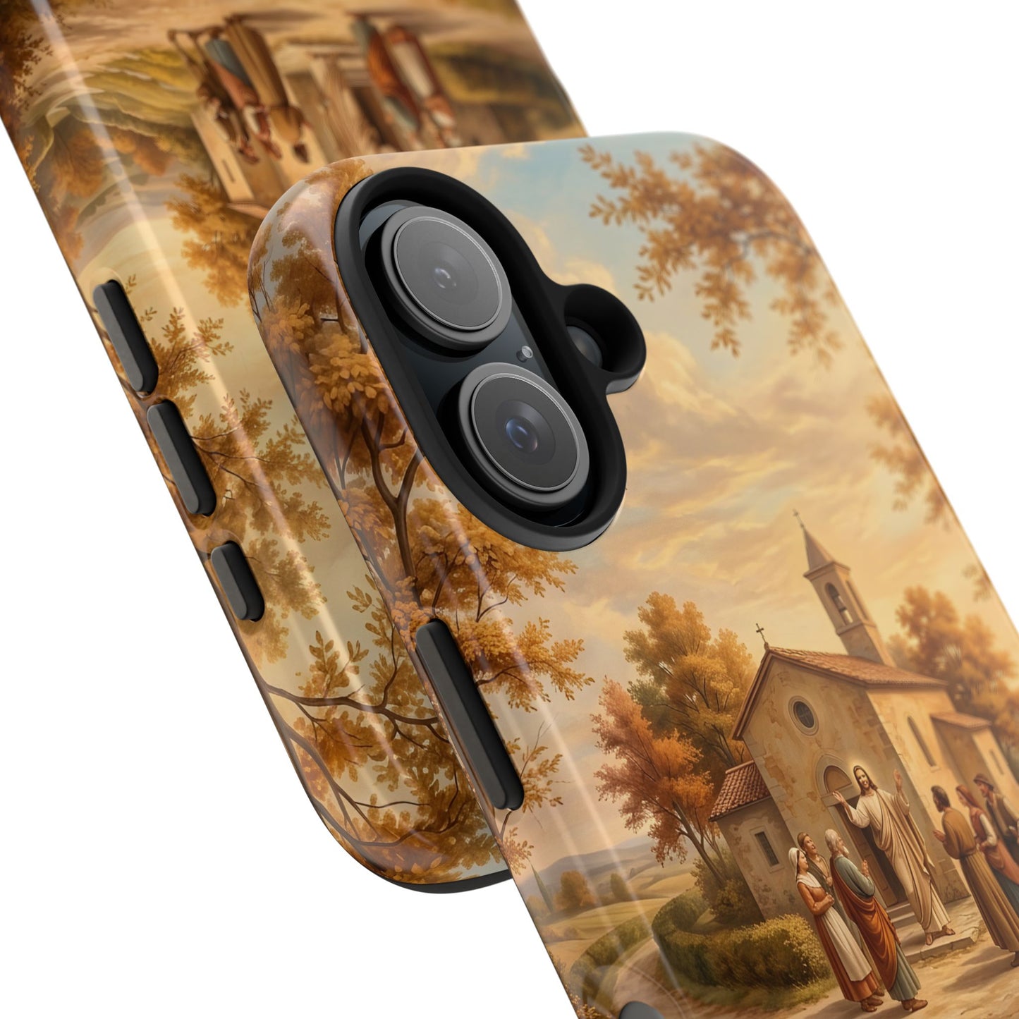 “Sanctuary in Serenity - Autumn's Golden Embrace” - Phone Case