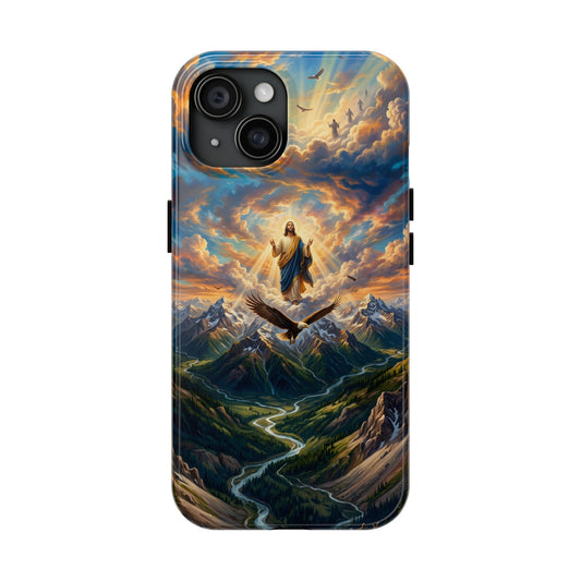 “Soaring Like Eagles - Hope in the Lord Over Mountains” - Phone Case