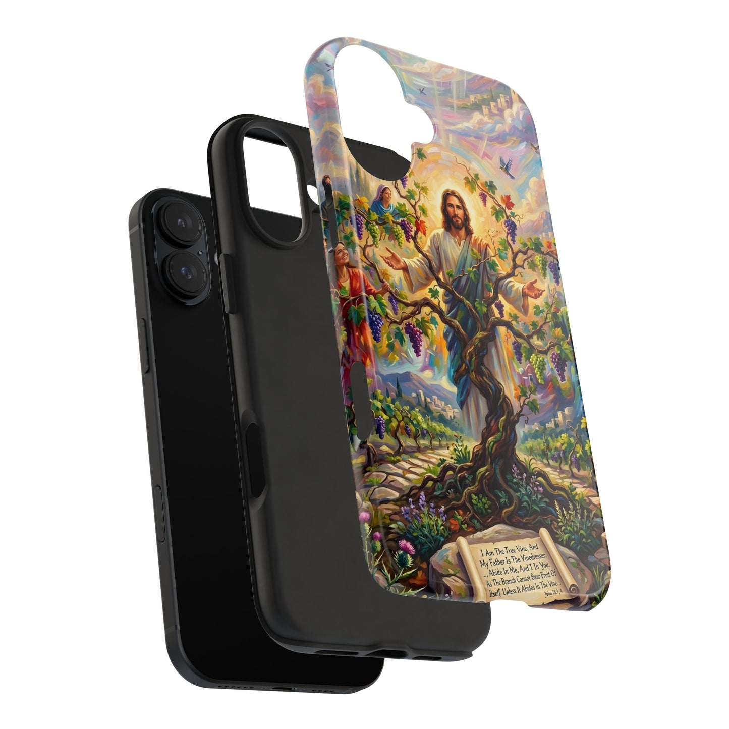 “I Am the True Vine - Abide in My Love” - Phone Case