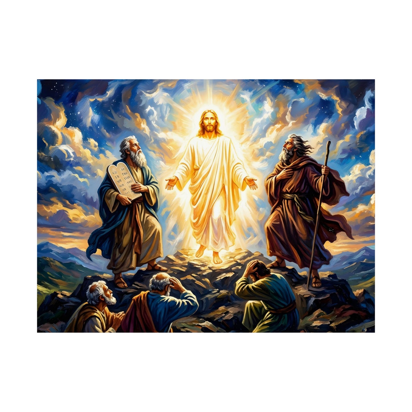 “Glorious Light - The Transfiguration of Jesus” - Poster