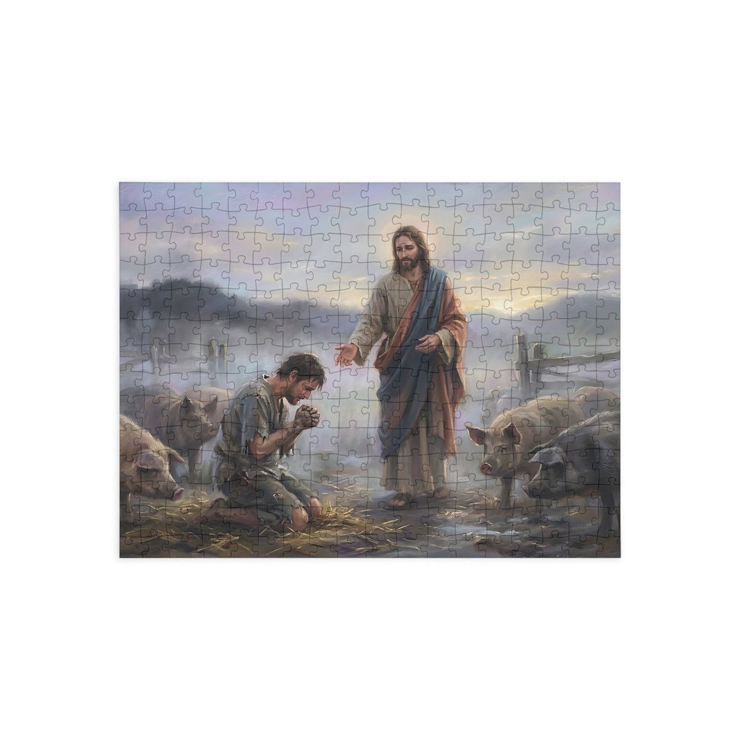 “Turning Point - The Prodigal Son's Repentance” - Jigsaw Puzzle