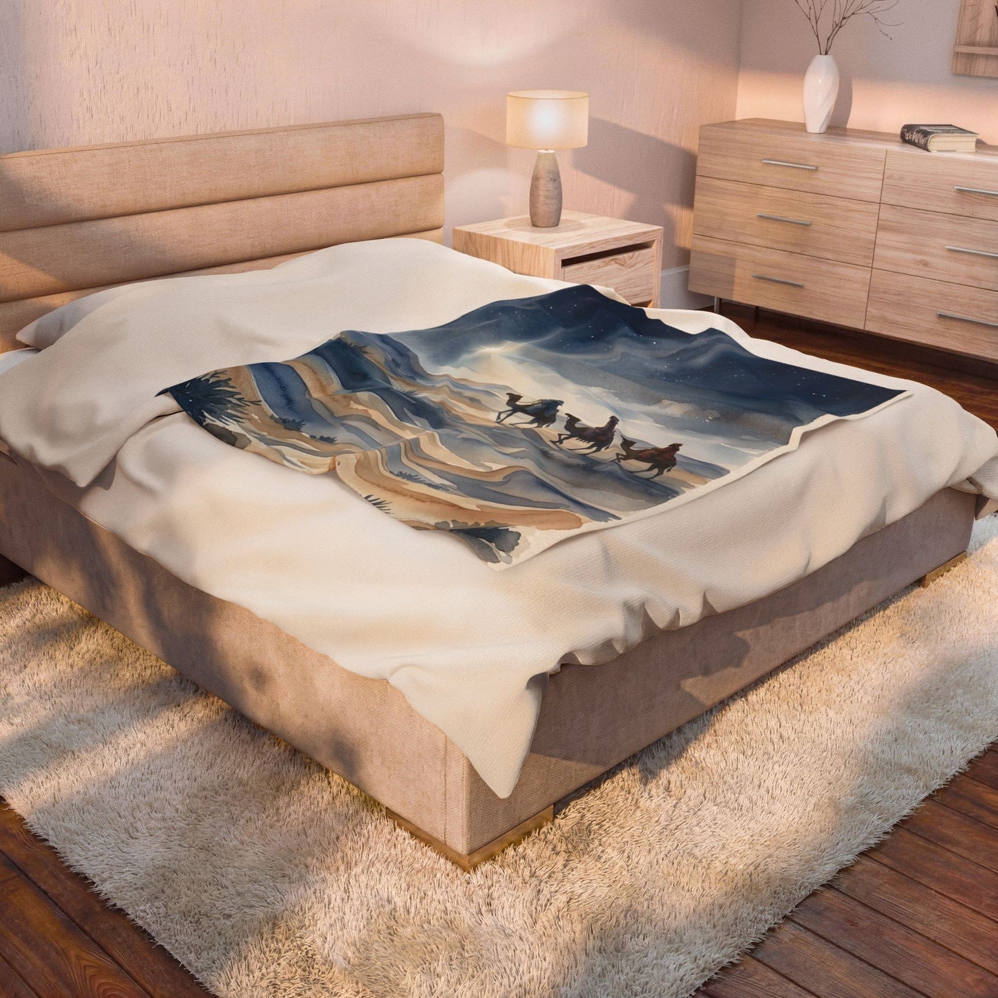 “Star of Wonder - Journey of the Magi” - Plush Blanket
