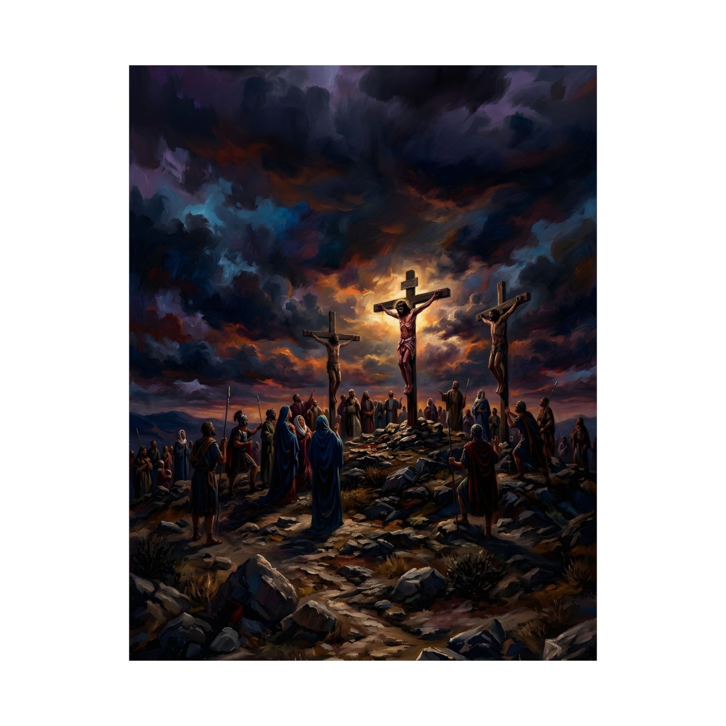 “It Is Finished - The Crucifixion at Calvary” - Poster