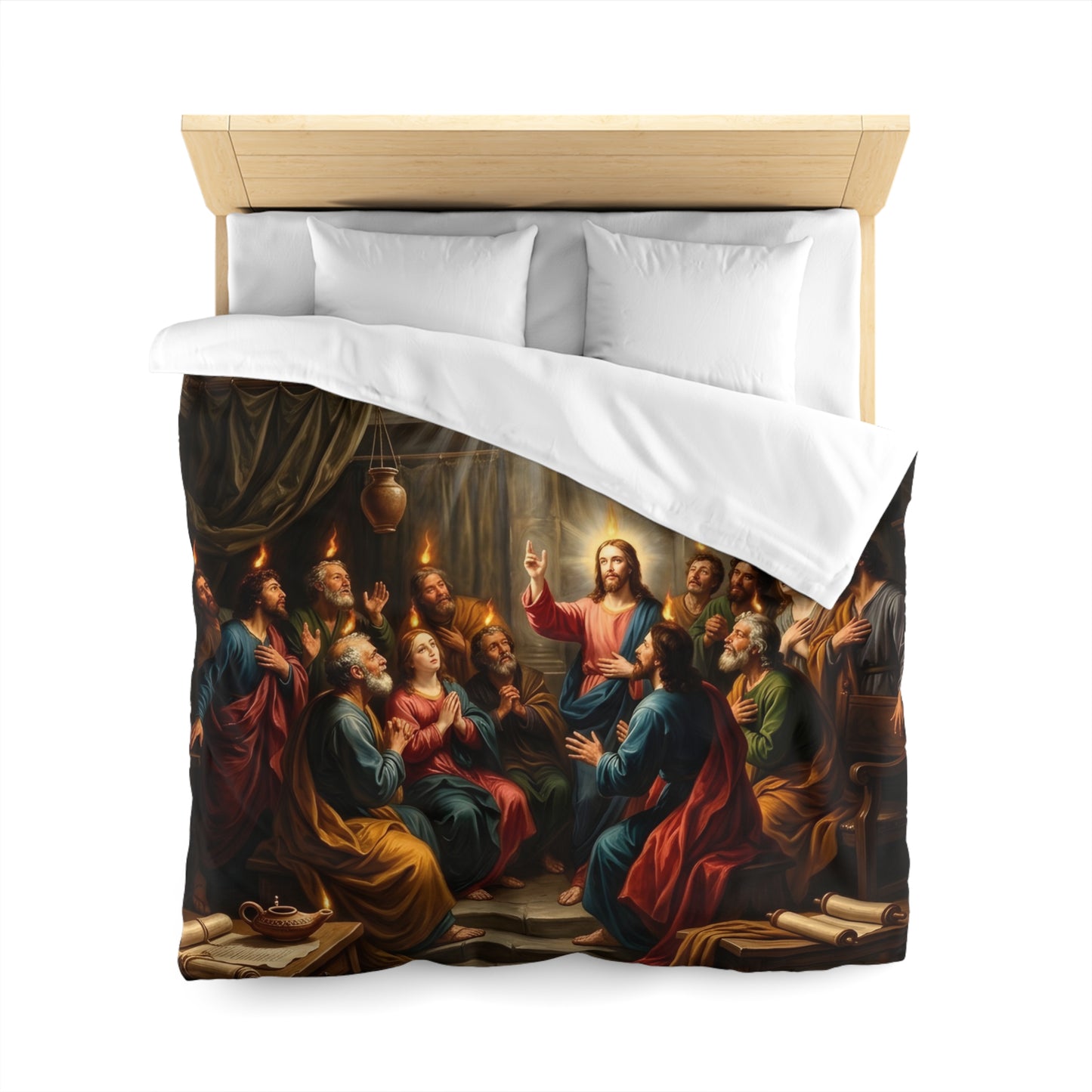 “Tongues of Fire - The Pentecost Outpouring” - Duvet Cover