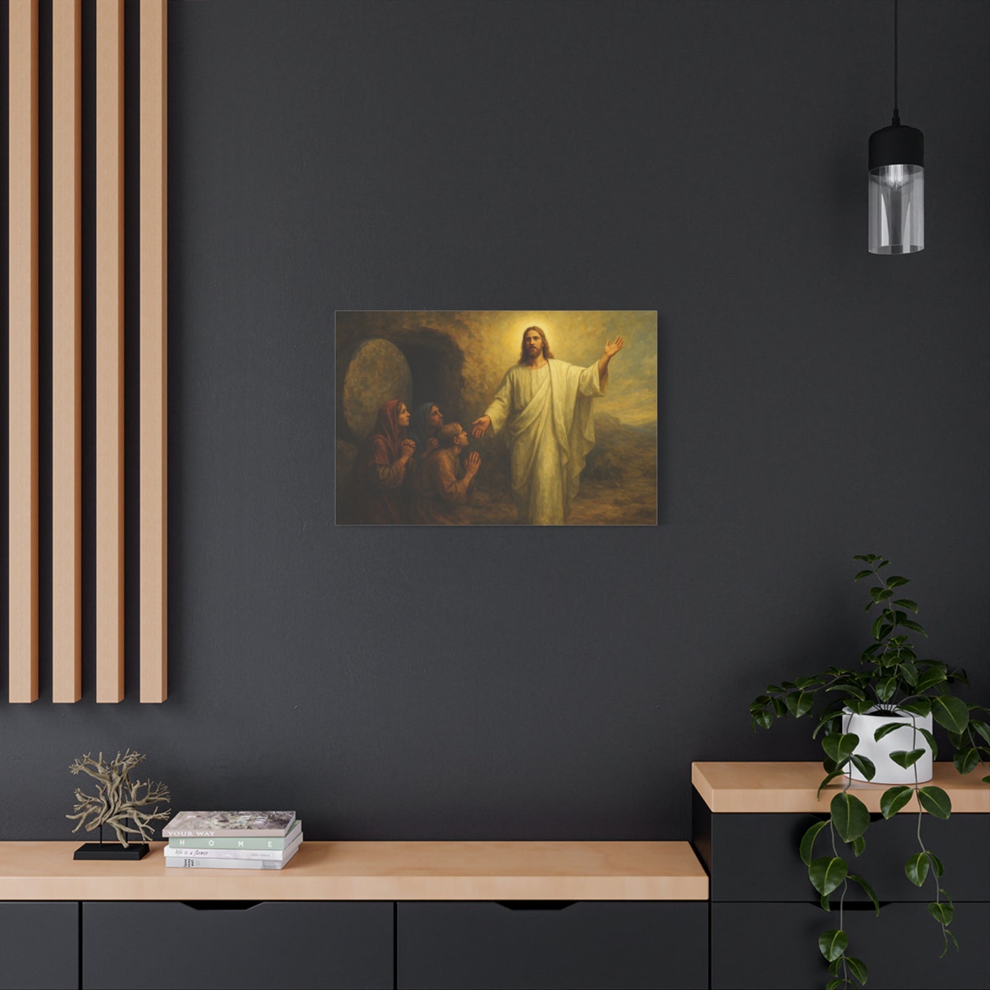 “Jesus Rose from the Dead – Luke 24:5–8” - Canvas Art