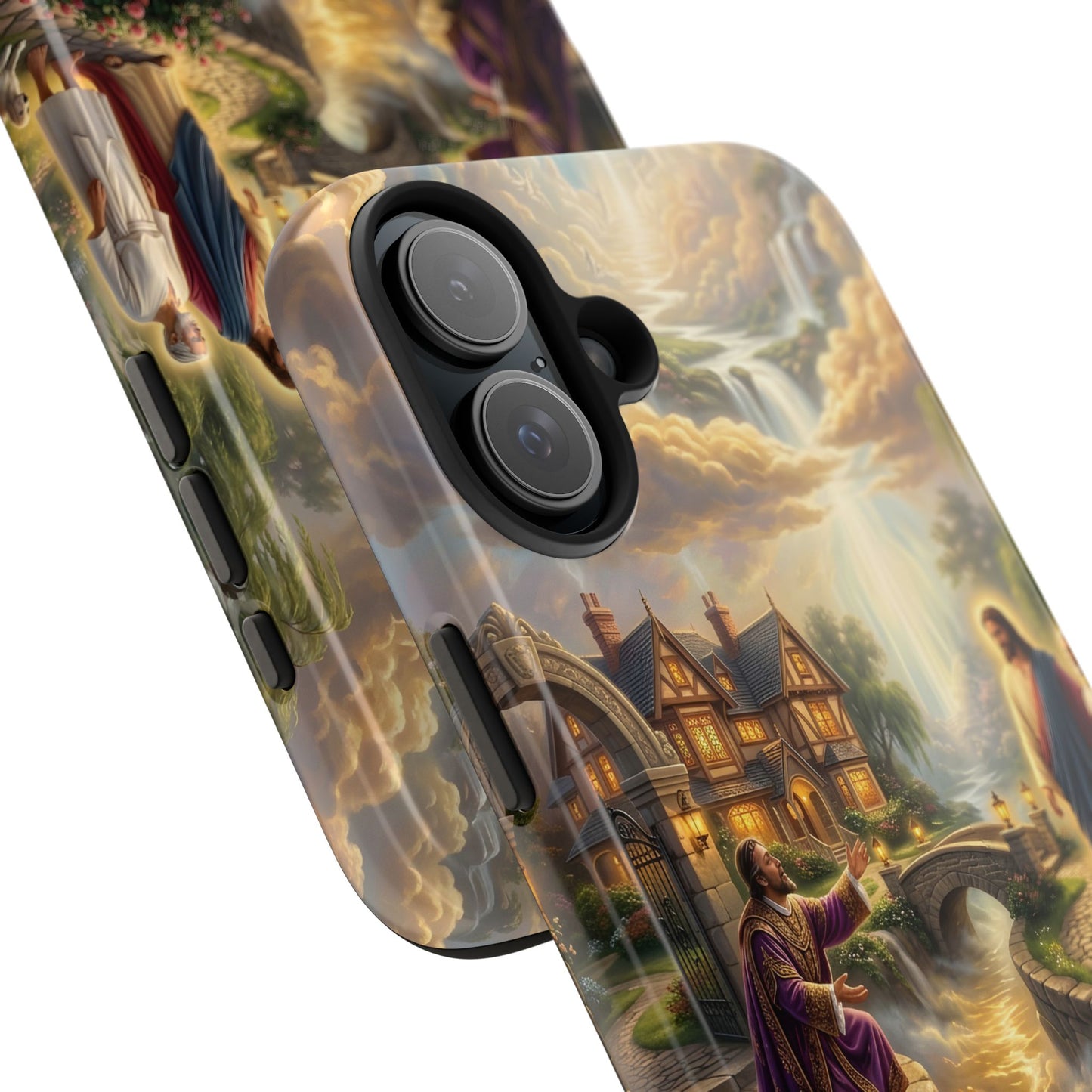 “The Great Reversal - Lazarus at the Rich Man’s Gate” - Phone Case