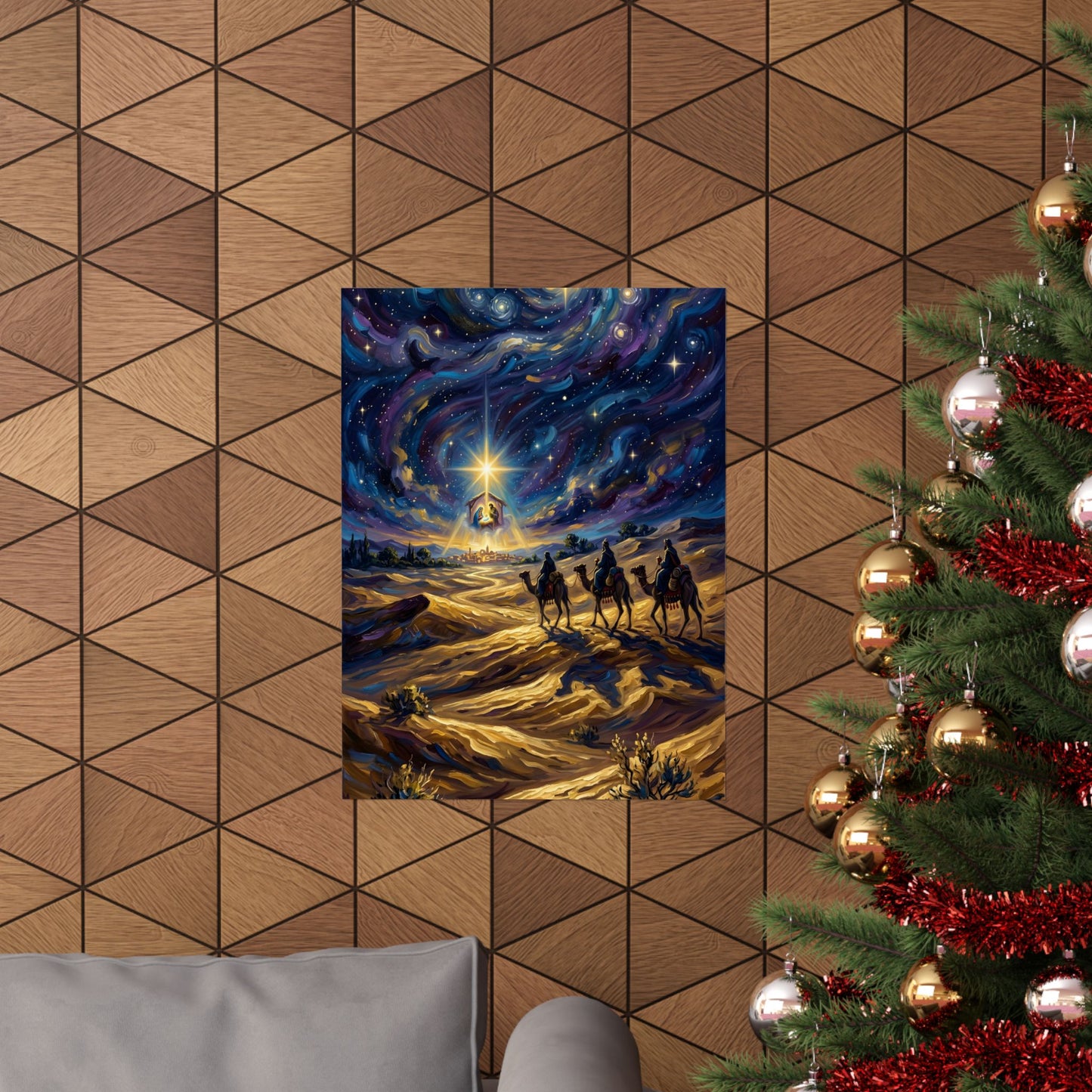 “Journey to Bethlehem - Wise Men Follow the Star” - Poster