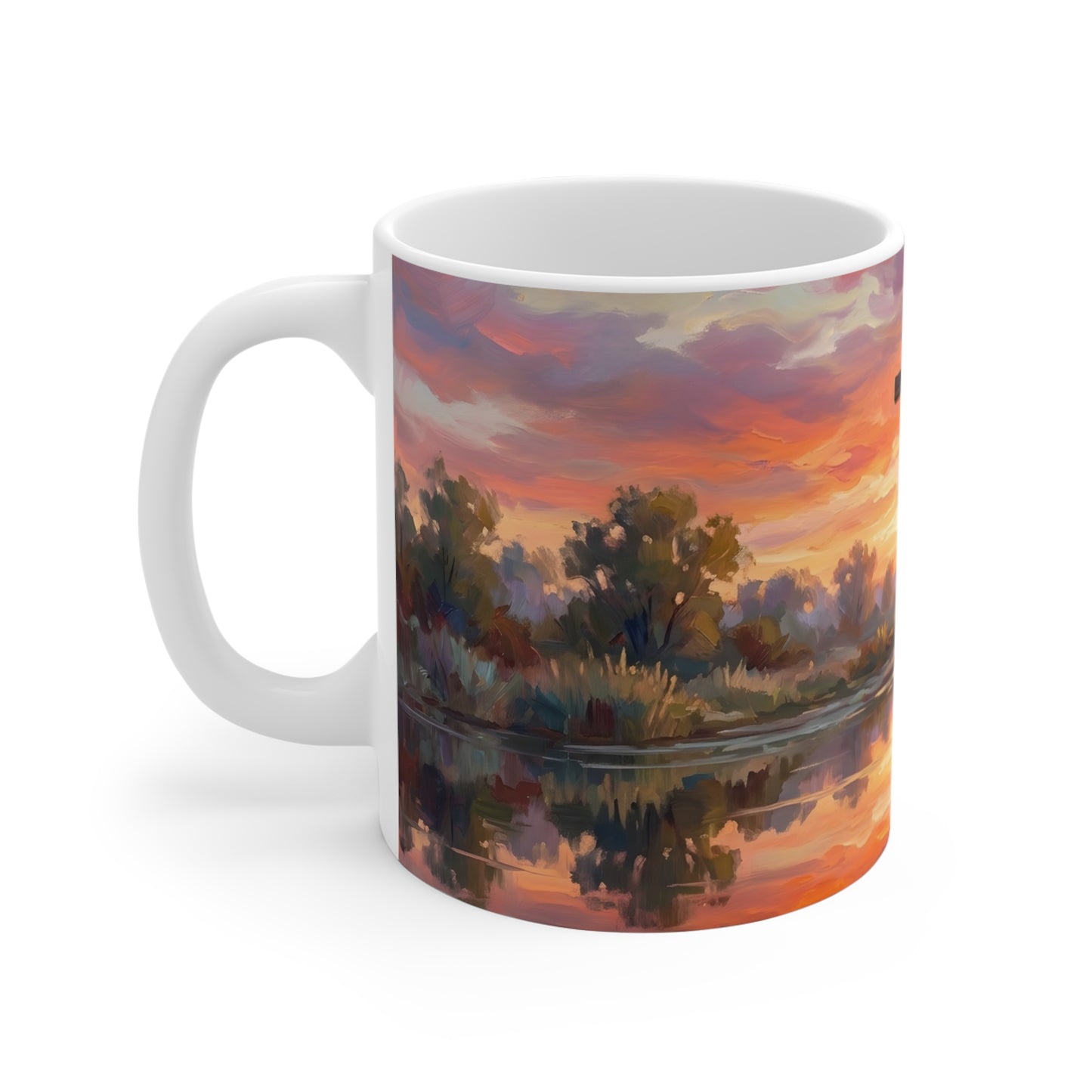 “Living Water - Cross Reflected at Dawn” - Coffee Mug