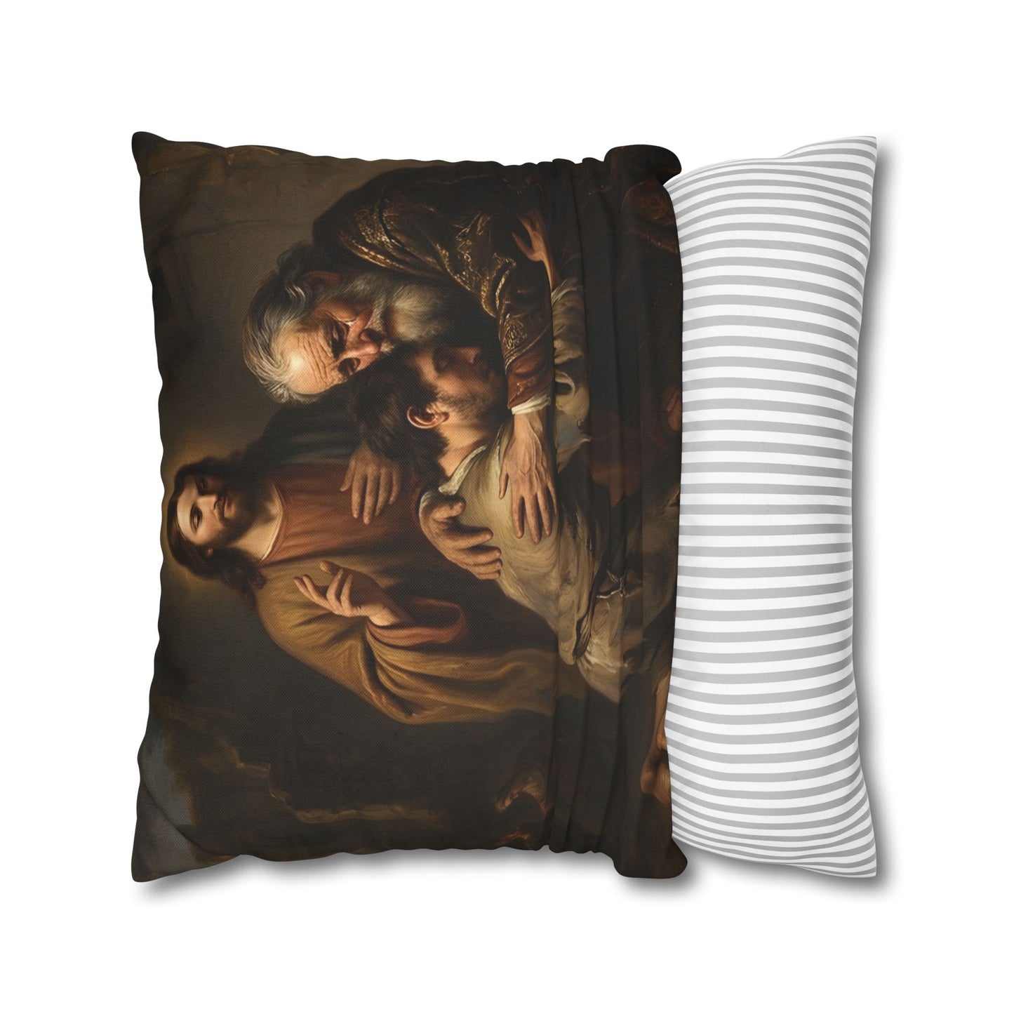 The prodigal son running toward his father - Pillowcase