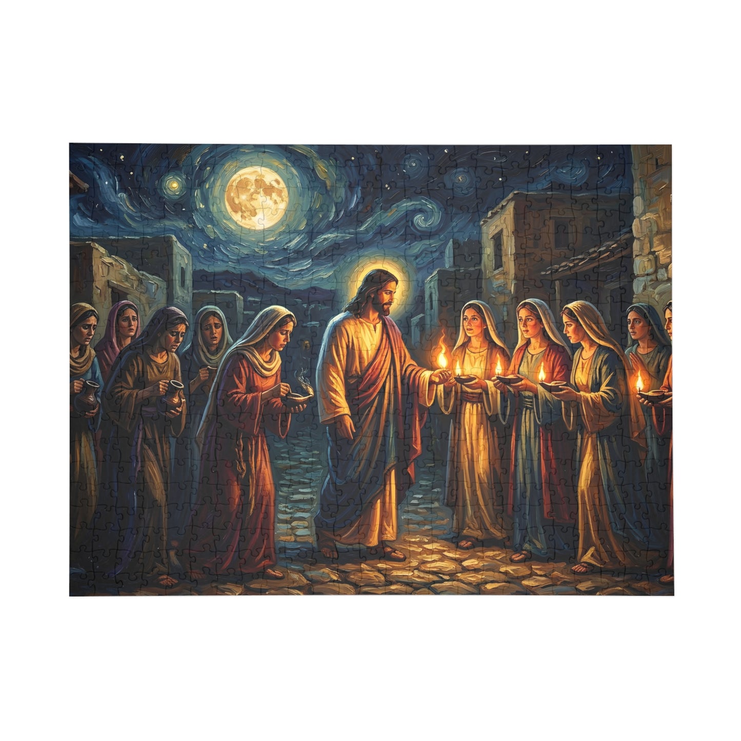 “Be Ready - Ten Virgins in Midnight Darkness” - Jigsaw Puzzle