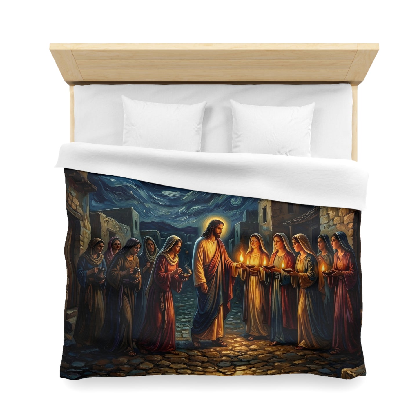 “Be Ready - Ten Virgins in Midnight Darkness” - Duvet Cover
