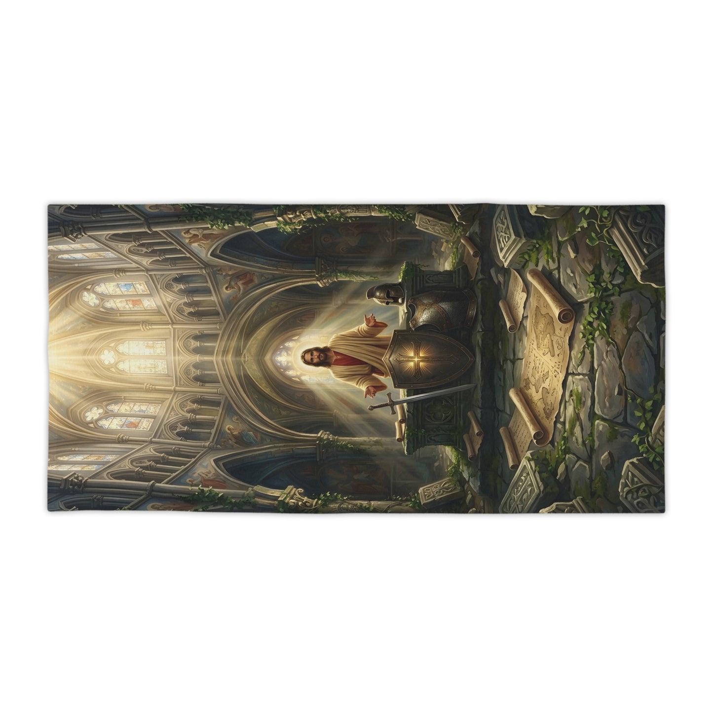 “Stand Firm - The Armor of God” - Beach Towel