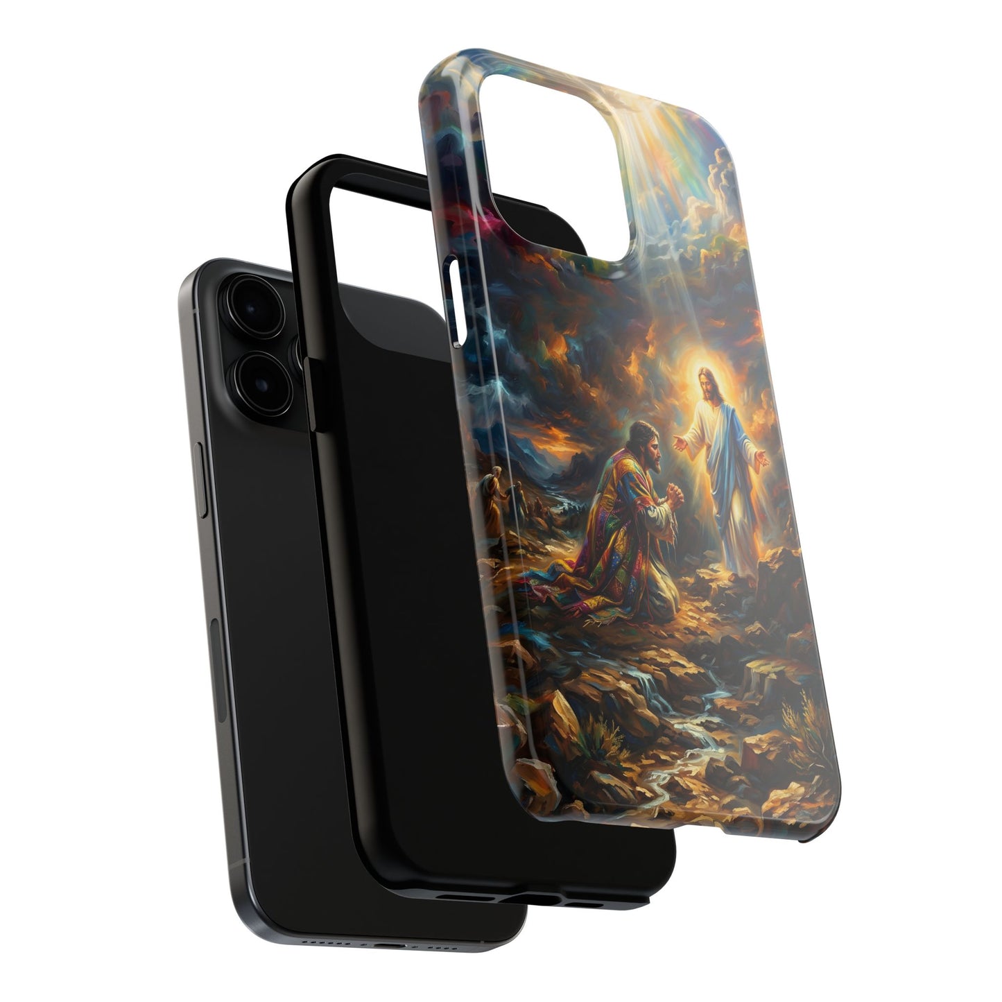 “Coat of Many Colors - Joseph's Enduring Faith” - Phone Case