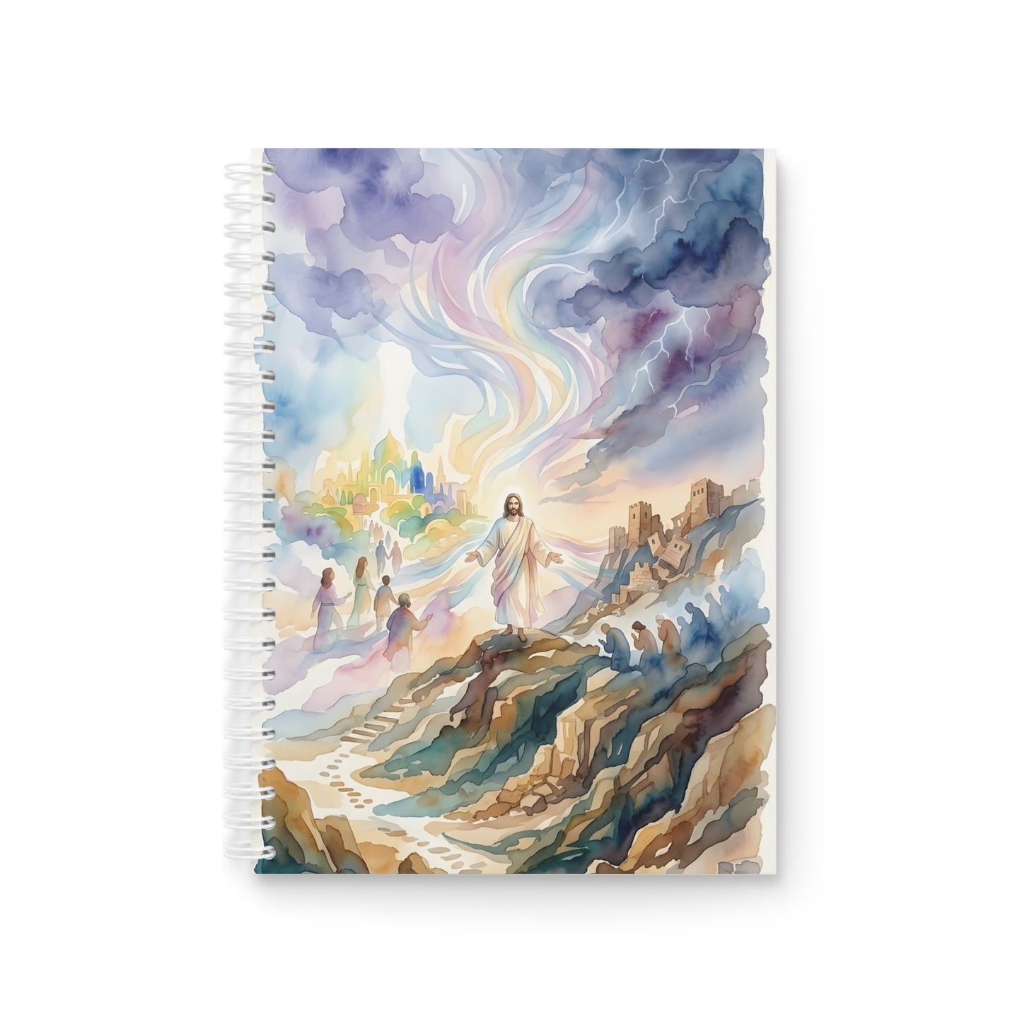 “Pride's Downfall - Obadiah's Prophecy” - Spiral Notebook