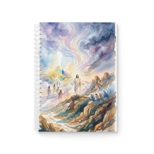 “Pride's Downfall - Obadiah's Prophecy” - Spiral Notebook
