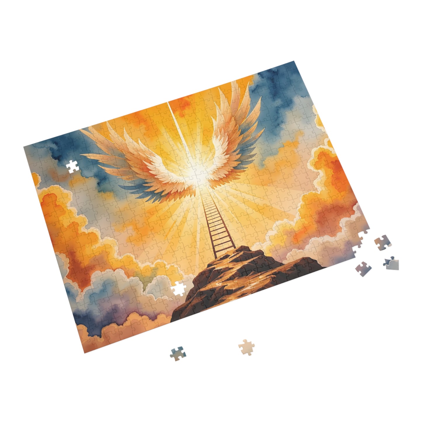 “Jacob's Gate - Angels Ascending and Descending” - Jigsaw Puzzle